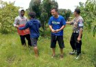 Bhabinkamtibmas-Desa-Kemantren-Tinjau-Lahan-Sayuran-Warga,-Dukung-Swasembada-Pangan-Mandiri