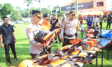 Polres-Bondowoso-bersama-BPBD-Siapkan-Personel-Tangani-Bencana-Hidrometeorologi