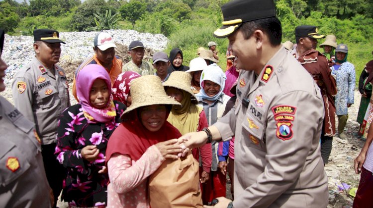 Jumat Berkah, Polres Sumenep Gelar Baksos di TPA Wujud Kepedulian Terhadap Sesama