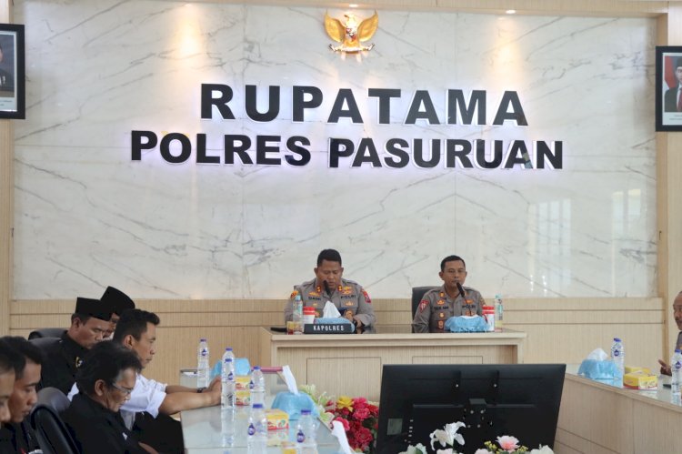 Polres Pasuruan Ajak Perguruan Silat Komitmen Jogo Jatim