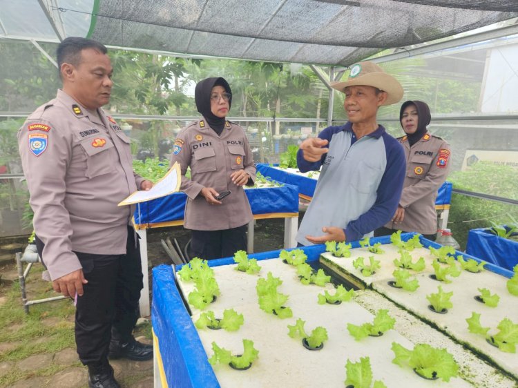 Polsek Gedangan Tinjau Lahan P2L Dukung Asta Cita