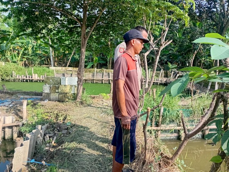 Wujudkan Asta Cita Presiden, Polsek Candi Kembangkan Budidaya Lele di Sidoarjo