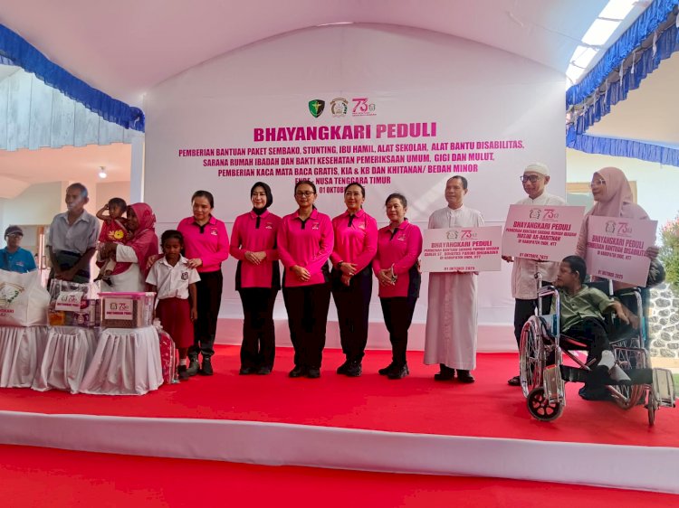 Bhayangkari Peduli, Bantuan dari Ende Menjangkau Sikka dan Ngada