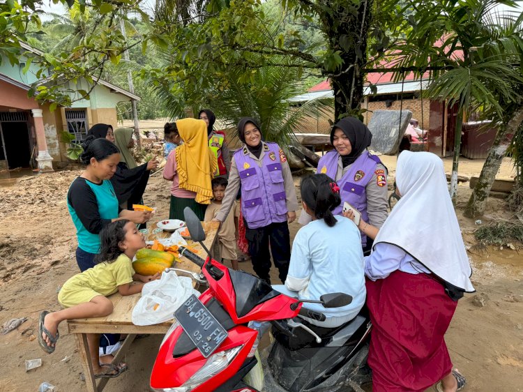 Polri Berikan Pendampingan Psikologis bagi Penyintas dan Personel di Sumbar